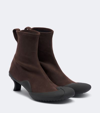 Loewe Loewe Dive suede ankle boots