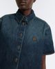Loewe Loewe Double L asymmetric denim shirt - 3