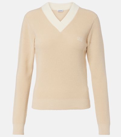Loewe Loewe Double L cotton and wool sweater