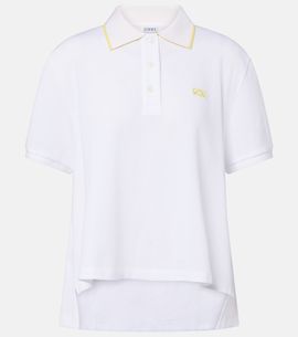 Loewe Loewe Double L cotton piquÃ© polo shirt
