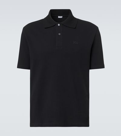 Loewe Loewe Double L cotton piquÃ© polo shirt