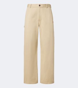 Loewe Loewe Double L cotton twill wide-leg pants