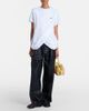 Loewe Loewe Double L draped cotton T-shirt - 4