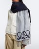 Loewe Loewe Double L jacquard silk and cashmere scarf - 2