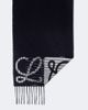 Loewe Loewe Double L jacquard silk and cashmere scarf - 5