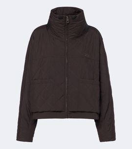 Loewe Loewe Double L quilted cropped jacket