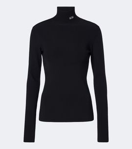 Loewe Loewe Double L ribbed-knit turtleneck top