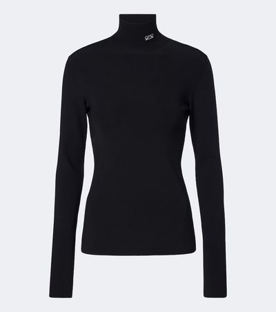 Loewe Loewe Double L ribbed-knit turtleneck top
