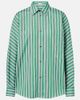 Loewe Loewe Double L striped cotton poplin shirt - 1