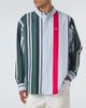Loewe Loewe Double L striped cotton twill shirt - 3
