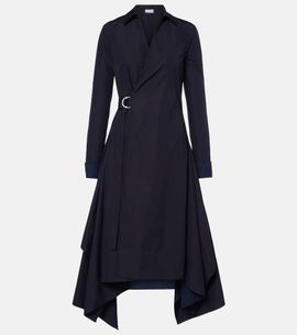 Loewe Loewe Draped cotton wrap dress