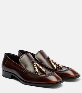 Loewe Loewe Embellished leather loafers