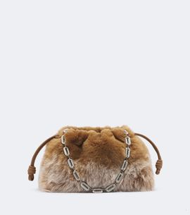 Loewe Loewe Flamenco Medium shearling pouch