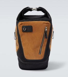 Loewe Loewe Flex canvas and suede backpack