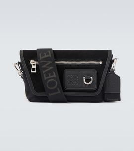 Loewe Loewe Flex Mini canvas and suede messenger bag