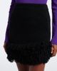 Loewe Loewe Fringed wool-blend miniskirt - 3