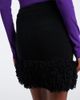 Loewe Loewe Fringed wool-blend miniskirt - 4