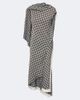 Loewe Loewe Gingham asymmetric crÃªpe midi dress - 1