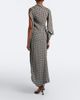 Loewe Loewe Gingham asymmetric crÃªpe midi dress - 6