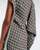 Loewe Loewe Gingham asymmetric crÃªpe midi dress - 7