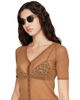LOEWE LOEWE Gold Anagram Cat-Eye Sunglasses - 4