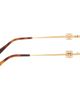 LOEWE LOEWE Gold Anagram Glasses - 2