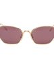 LOEWE LOEWE Gold Hexagonal Anagram Sunglasses - 1