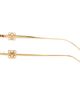 LOEWE LOEWE Gold Hexagonal Anagram Sunglasses - 3