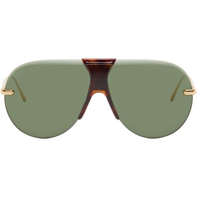 LOEWE LOEWE Gold Safari Sunglasses