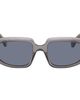 LOEWE LOEWE Gray Rectangular Anagram Sunglasses - 1