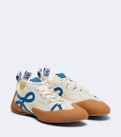 Loewe Loewe Grip Anagram suede-trimmed sneakers
