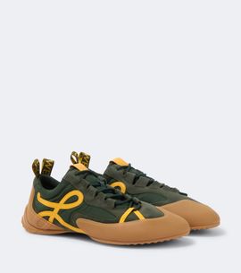 Loewe Loewe Grip suede-trimmed sneakers