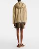 Loewe Loewe Leather-trimmed cotton-blend wrap skirt - 3