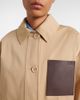 Loewe Loewe Leather-trimmed cotton jacket - 3