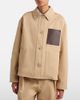 Loewe Loewe Leather-trimmed cotton jacket - 6