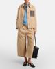 Loewe Loewe Leather-trimmed cotton jacket - 7