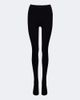 Loewe Loewe Leather-trimmed ribbed-knit leggings - 1