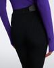 Loewe Loewe Leather-trimmed ribbed-knit leggings - 5