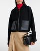 Loewe Loewe Leather-trimmed wool hoodie - 2