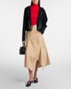 Loewe Loewe Leather-trimmed wool hoodie - 6