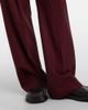 Loewe Loewe Leather-trimmed wool wide-leg pants - 5