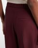 Loewe Loewe Leather-trimmed wool wide-leg pants - 6