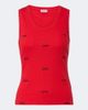 Loewe Loewe Logo ribbed-knit cotton-blend tank top - 1