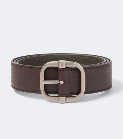 Loewe Loewe Loop reversible leather belt
