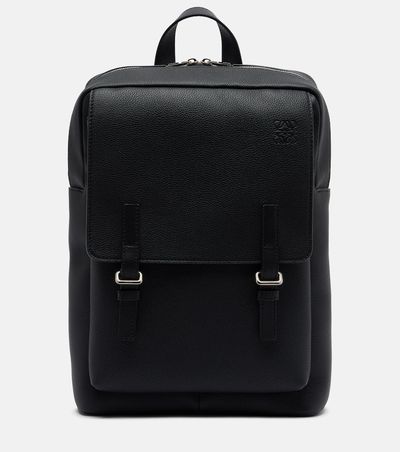 Loewe Loewe Military leather backpack