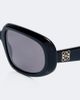 Loewe Loewe Mini Anagram Steps rectangular sunglasses - 2