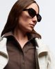 Loewe Loewe Mini Anagram Steps rectangular sunglasses - 6