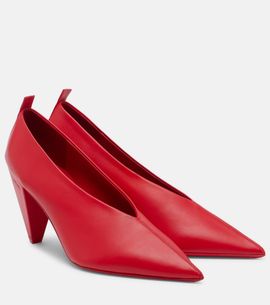 Loewe Loewe Origami Cubic leather pumps
