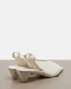 Loewe Loewe Origami Cubic leather slingback pumps - 3