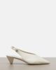 Loewe Loewe Origami Cubic leather slingback pumps - 5